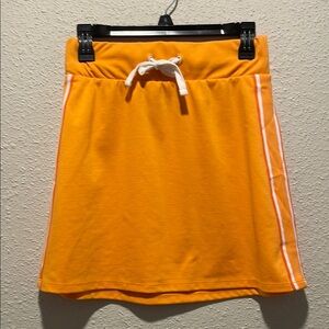 Wild Fable Orange Tie Front Knee-Length Skirt